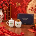Set quà Tết Tinh Hoa Đất Việt, ly sứ và hũ đựng trà