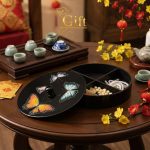 Hộp Mứt Tết Sơn Mài