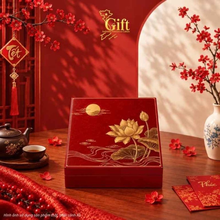 hộp sơn mài quà tết doanh nghiệp 2027