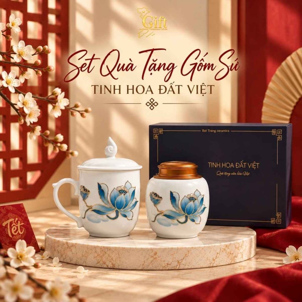 Set Quà Tết Tinh Hoa Đất Việt In Logo - Quà B2B SGIFT