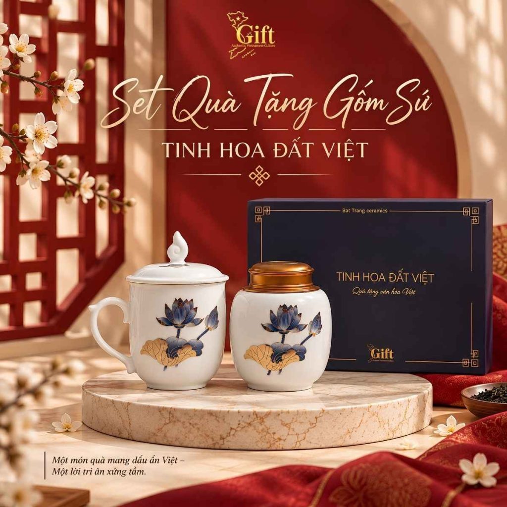 Set Quà Tết Tinh Hoa Đất Việt In Logo - Quà B2B SGIFT