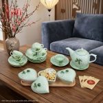 Bộ bình trà và hũ đựng mứt gốm - Quà tết doanh nghiệp