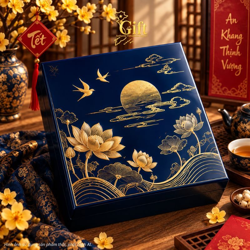 Hộp sơn mài quà tết doanh nghiệp 2027