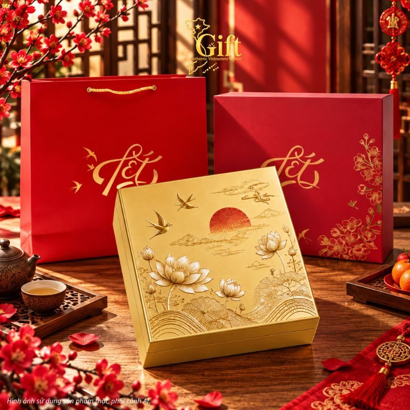 Hộp sơn mài quà tết doanh nghiệp 2027