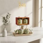 Quà Tết Bộ Hũ Mứt Gốm Sứ