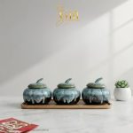 Quà Tết Bộ Hũ Mứt Gốm Sứ