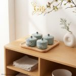 Quà Tết Bộ Hũ Mứt Gốm Sứ