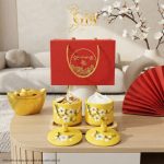 Quà Tết Bộ Hũ Mứt Gốm Sứ