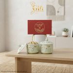 Quà Tết Bộ Hũ Mứt Gốm Sứ