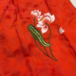 Khăn lụa tơ tằm thêu hoa sen - Quà tặng lễ tết doanh nghiệp