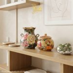 Set Quà Tết Lọ Hoa & Hũ Mứt Gốm Bát Tràng