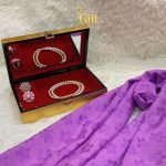 Set quà tặng hộp trang sức sơn mài và khăn lụa