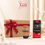 Phin Cà Phê Men Hỏa Biến Màu Cam & Cà Phê Rang Xay