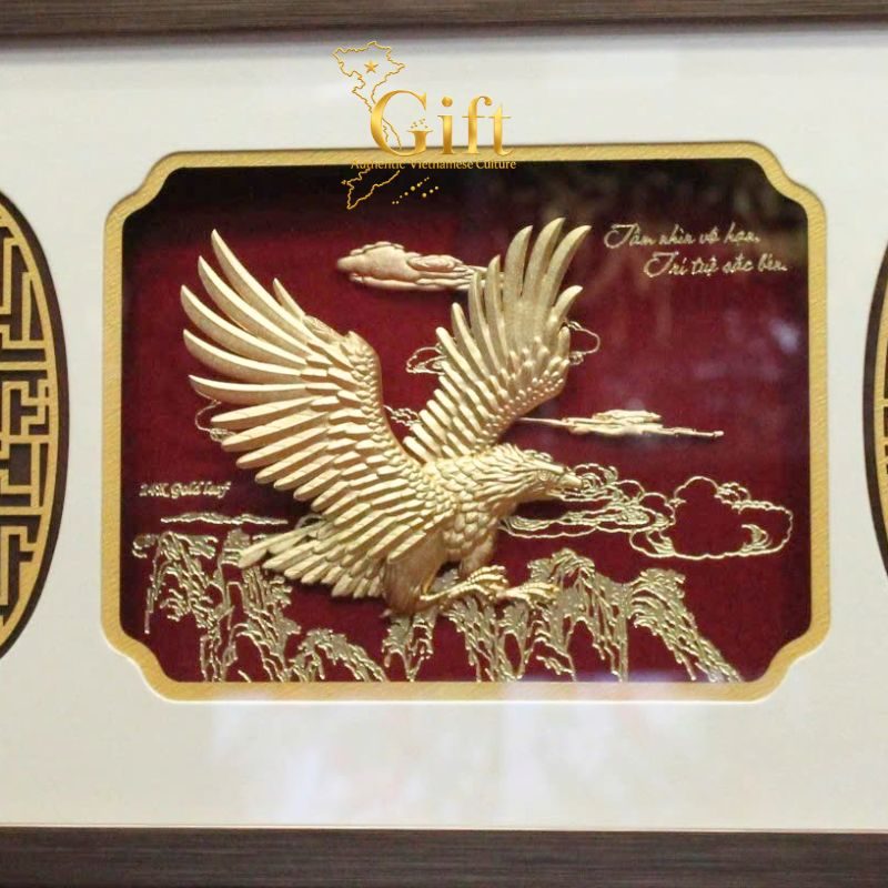 Tranh Đồng Đại Bàng Để Bàn