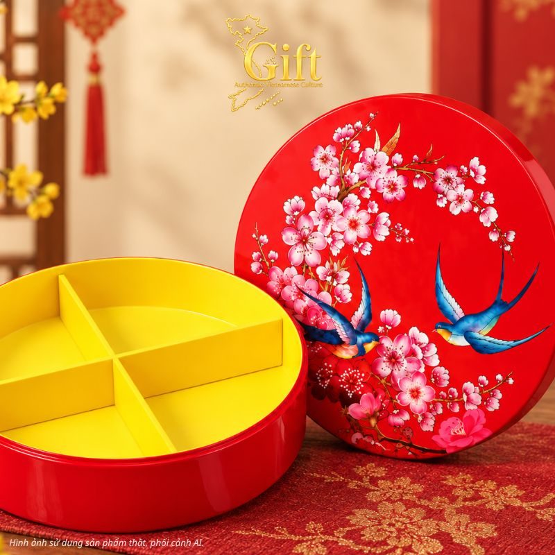 Hộp Mứt Tết Sơn Mài 2027