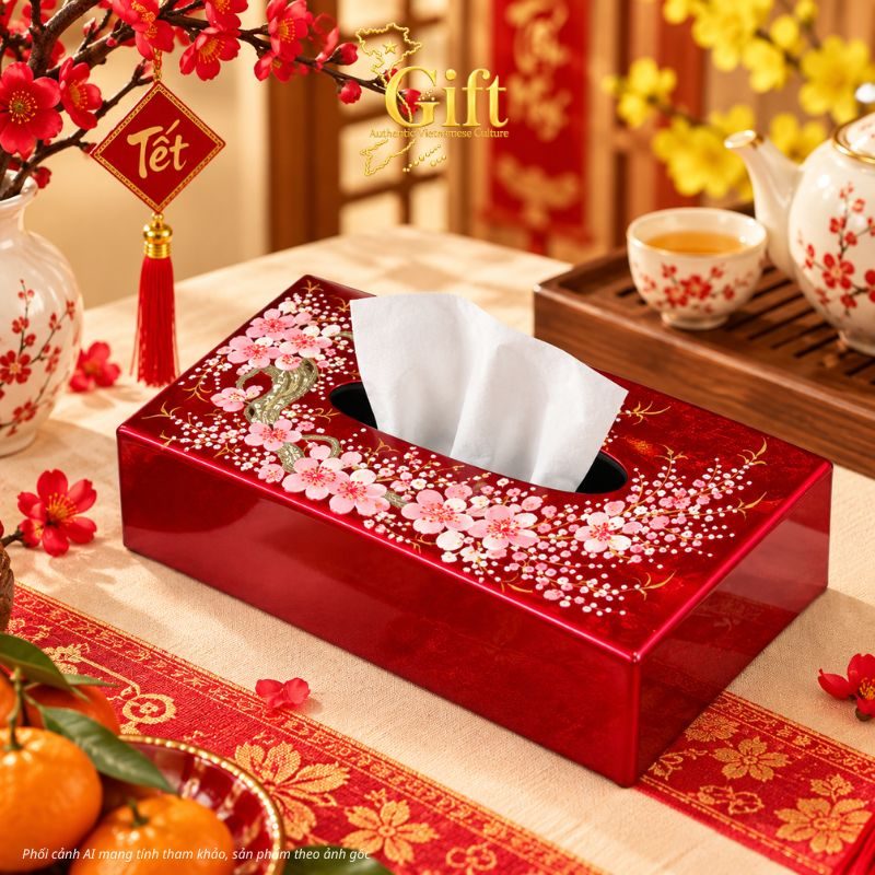 Hộp Mứt Tết Sơn Mài 2027