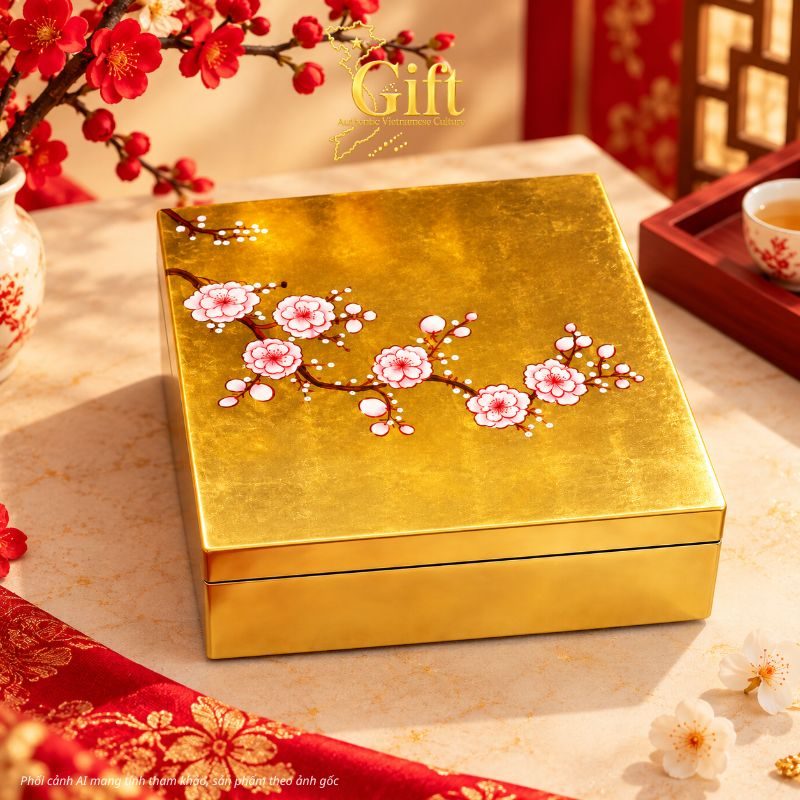 Hộp Mứt Tết Sơn Mài 2027
