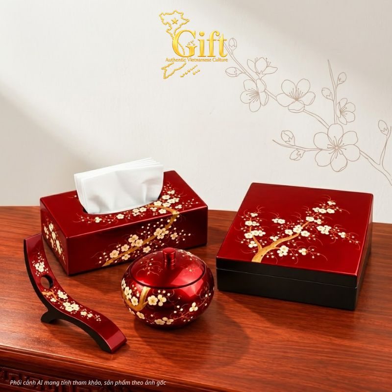 Set Quà Tặng Tết Sơn Mài Cao Cấp 2027