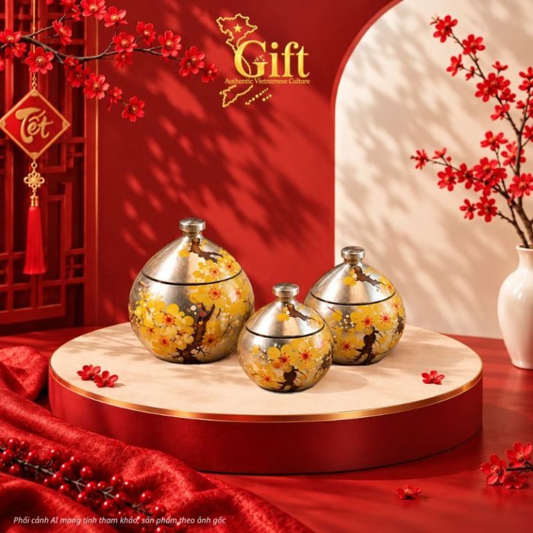 Set Quà Tặng Tết Sơn Mài Cao Cấp 2027