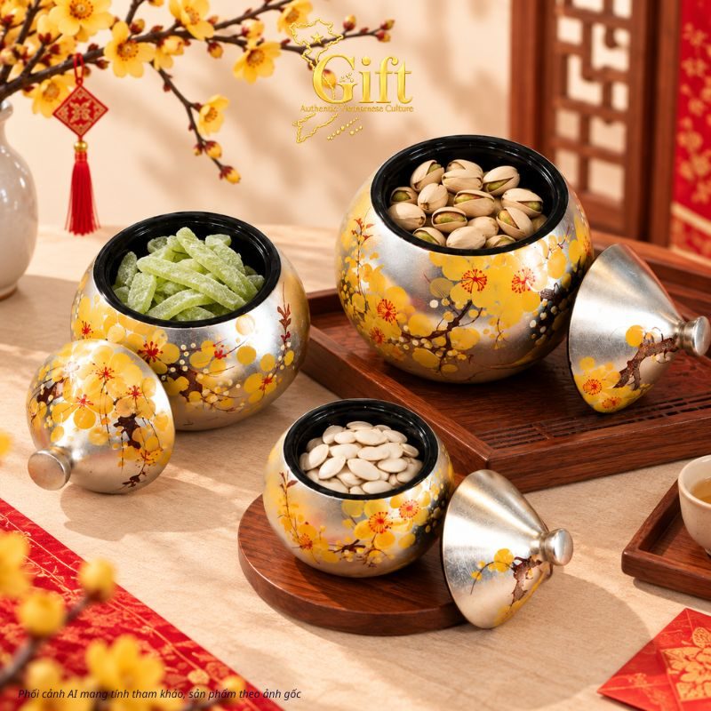 Set Quà Tặng Tết Sơn Mài Cao Cấp 2027