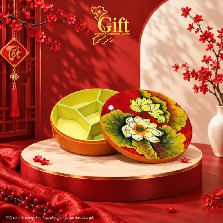 Hộp Mứt Tết Sơn Mài 2027