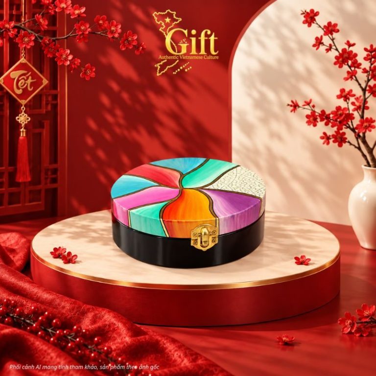 Hộp Mứt Tết Sơn Mài 2027