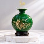 Bình Hút Tài Lộc Thuận Buồm Xuôi Gió Nền Xanh