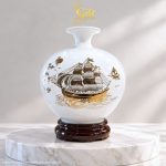 Bình Hút Tài Lộc Thuận Buồm Xuôi Gió Nền Trắng