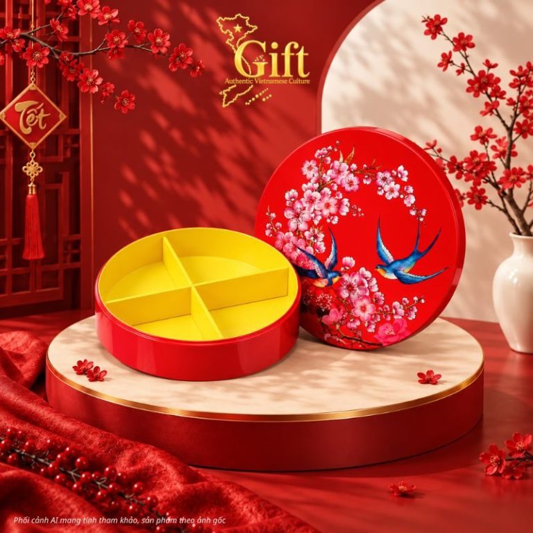 Hộp Mứt Tết Sơn Mài 2027