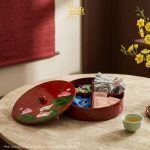 Hộp mứt tết sơn mài - Quà tết doanh nghiệp