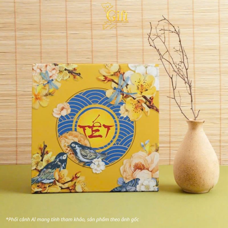 Hộp Quà Tặng Hộp Mứt Sơn Mài