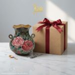 Lọ Hoa Gốm Bát Tràng Vẽ Hoa Hồng